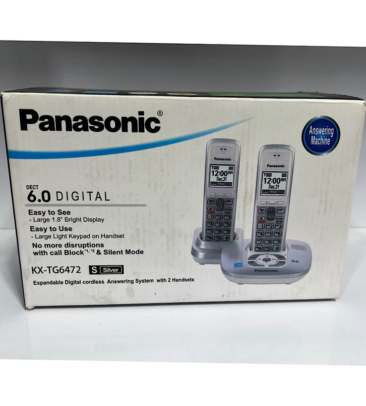 تلفن پاناسونیک دو گوشی مدل kx-tj6472 اصلی