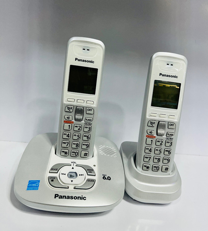 خرید تلفن پاناسونیک دو گوشی مدل kx-tj6472 منشی دار