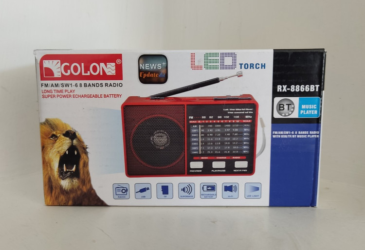 رادیو اسپیکر گولون مدل8866bt اورجینال