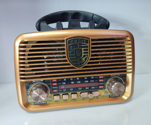 خرید وقیمت رادیو اسپیکر بلوتوثی گولون مدل rx_bt 1110