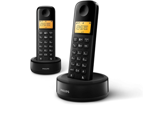 خرید تلفن بیسیم فیلیپس مدل D1603B سه گوشی