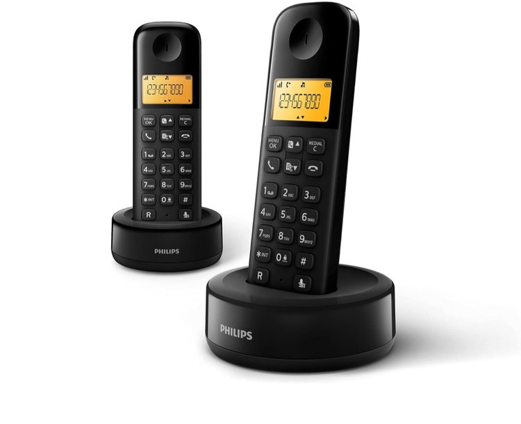 خرید تلفن بیسیم فیلیپس مدل D1603B سه گوشی