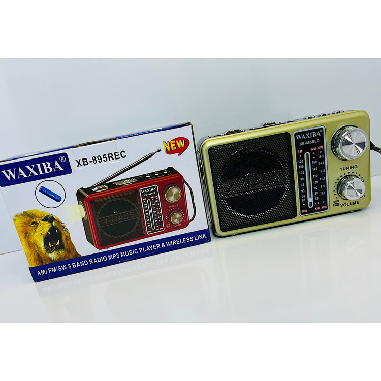 رادیو اسپیکر هفت موج WAXIBA مدل XB-895REC بلوتوثی با قابلیت ضبط