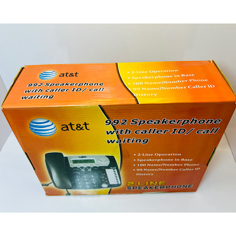تلفن دوخط رومیزی AT&T مدل ۹۹۲ اصلی